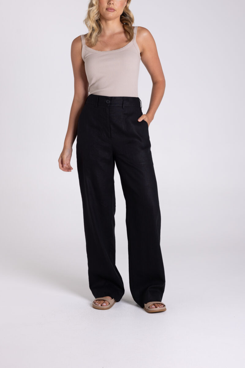 Two T's Classic Linen Pant - Image 2