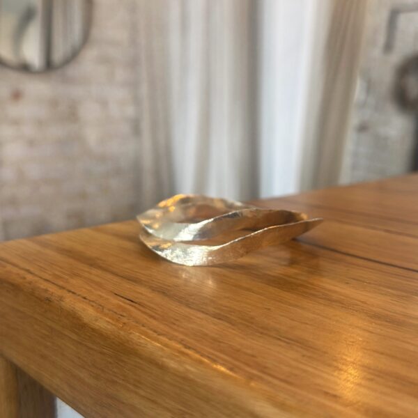Ione Wave Bangle  - Silver