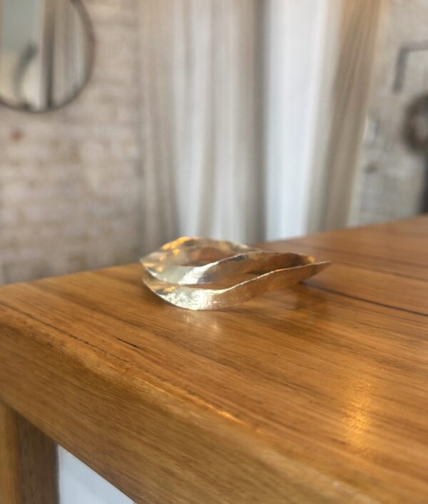 Ione Wave Bangle  - Silver