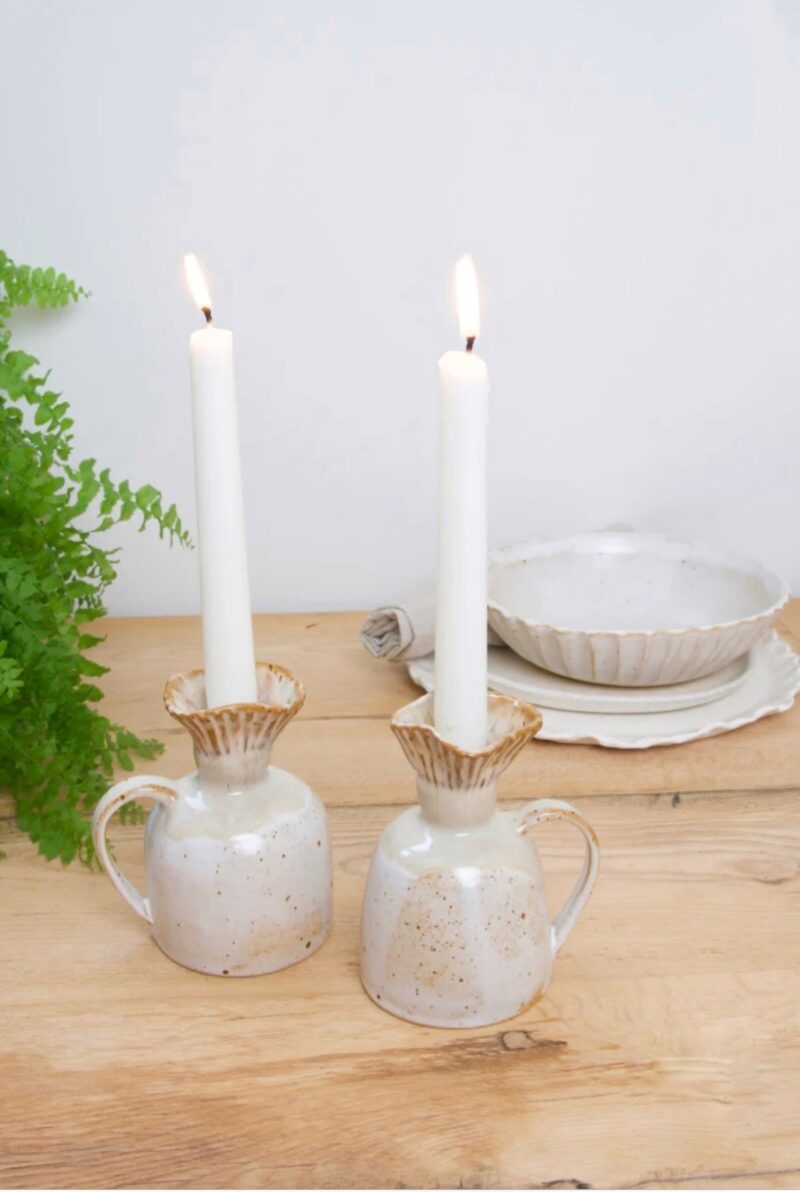 Mudhavi Agni Candle Holder with Handles - Image 2