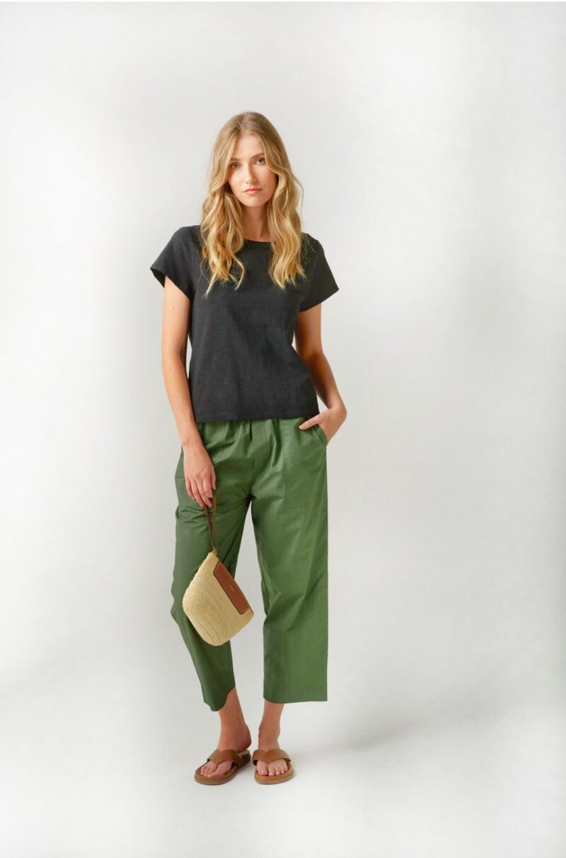 Cloth + Paper + Scissors Fairway Green Pants