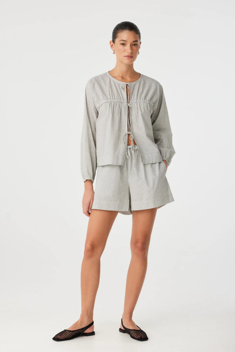 Arcaa Movement Chloe Check Blouse