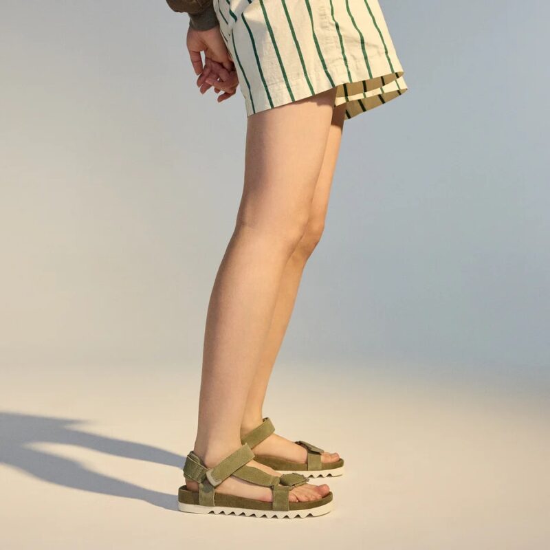 Rollie Sage Green Sandal Tooth Wedge - Image 2