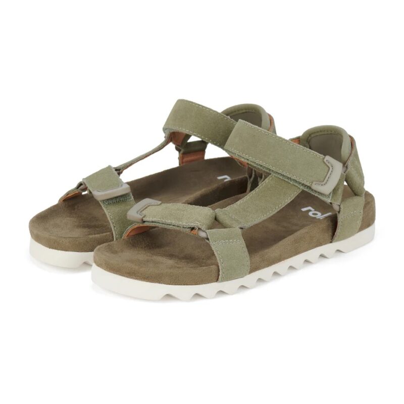 Rollie Sage Green Sandal Tooth Wedge - Image 3