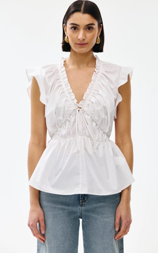 Kinney The Label Ivory Bobbie Top