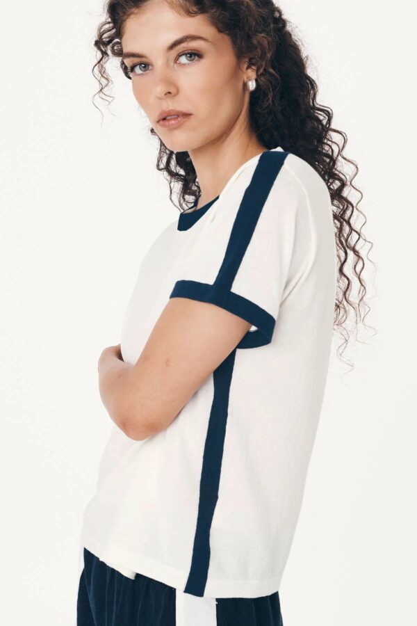 Rowie Rania Knit Tee Ink