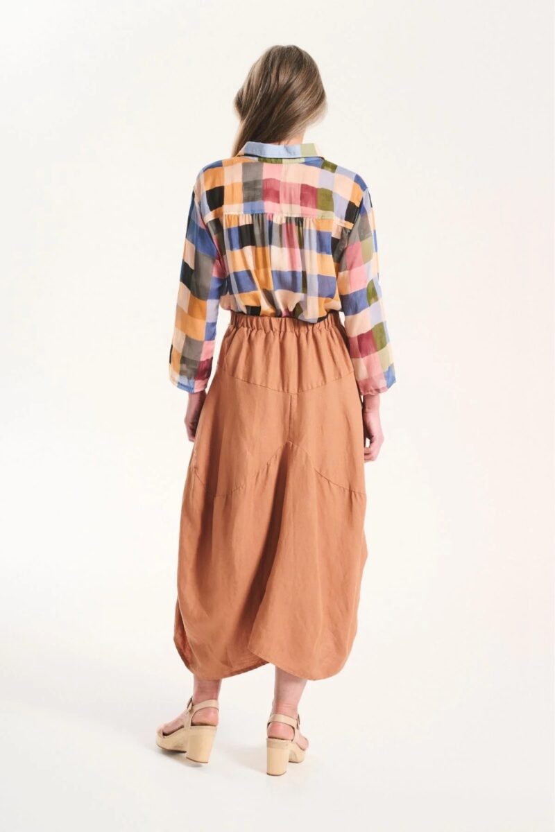 Olga De Polga Milwaukee Solenne Skirt - Caramel - Image 3