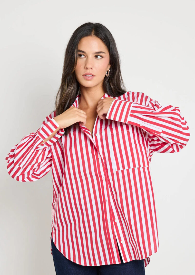Stories be told You got this Red Striped Shirt