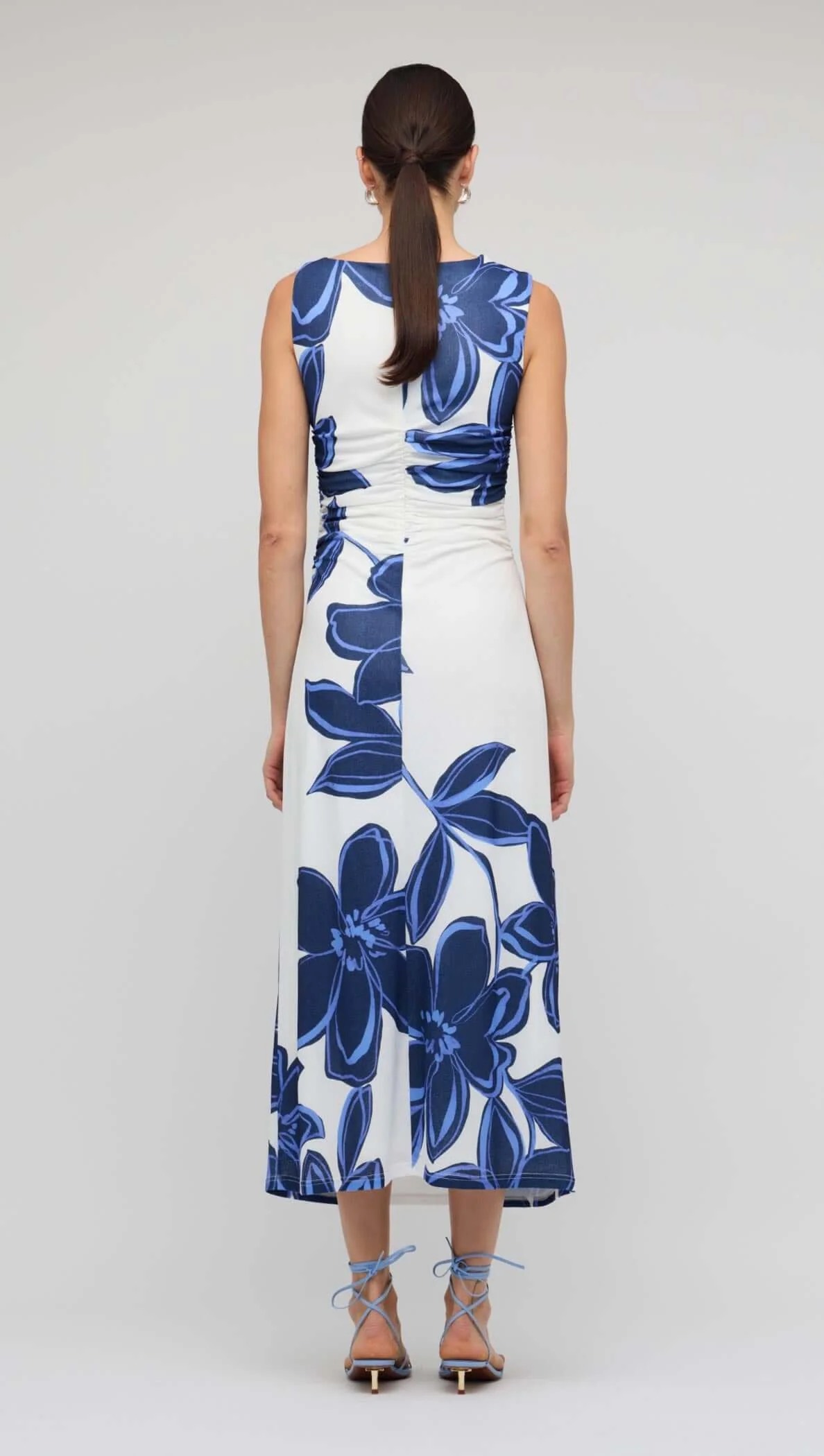 Staple the Label Ethos Dress - Blue/White Floral - Image 4