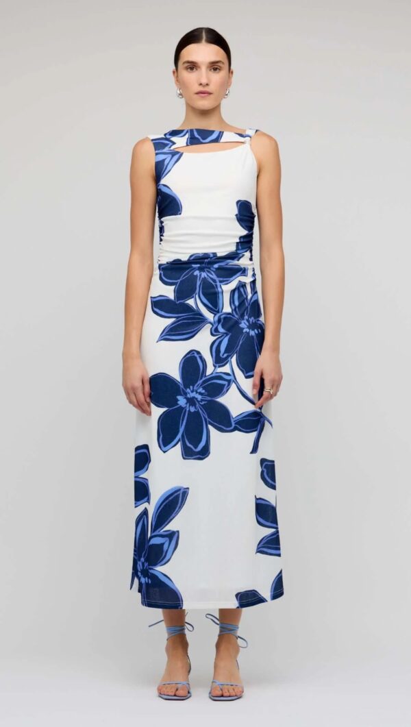 Staple the Label Ethos Dress - Blue/White Floral