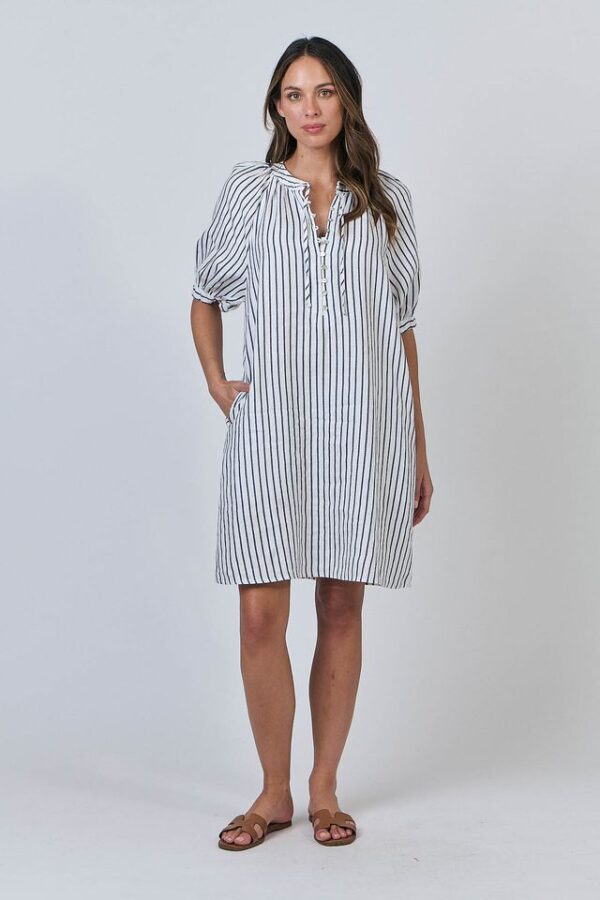 Naturals by O & J Blueberry Stripe Dress