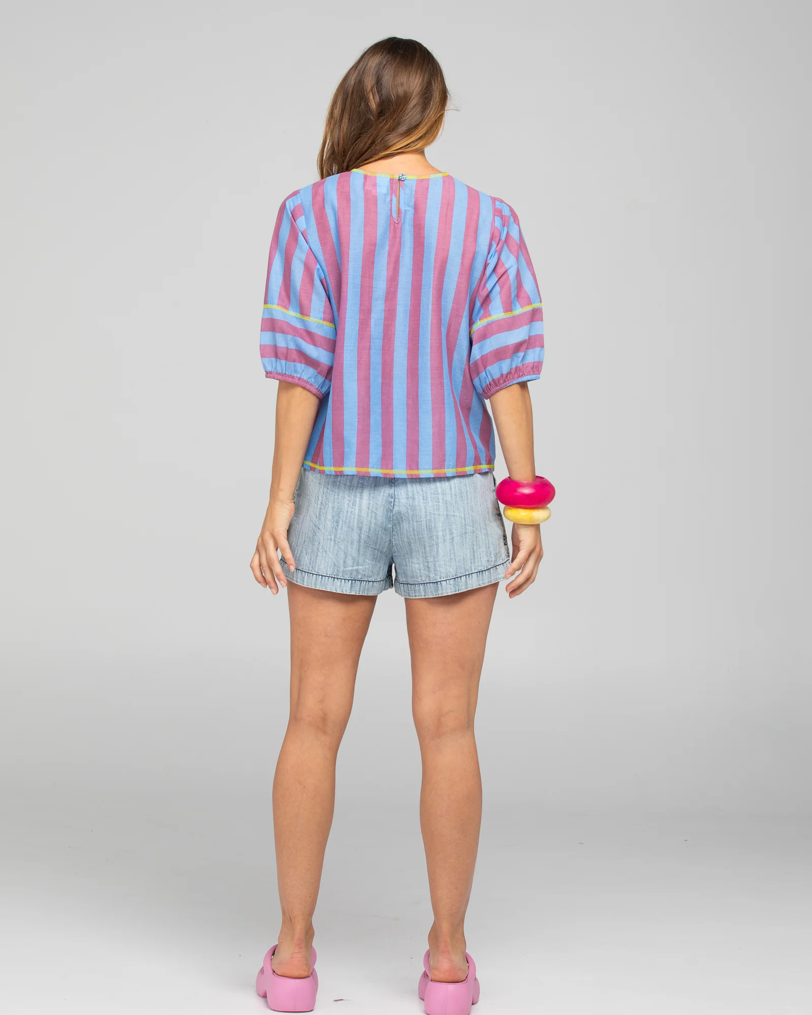 Boom Shankar Ava Top Capri Blue - Image 2