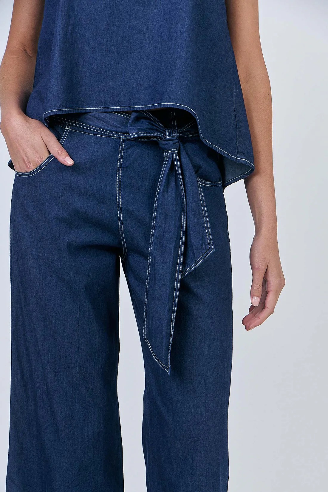 Naturals by O & J Chambray pants - Image 2