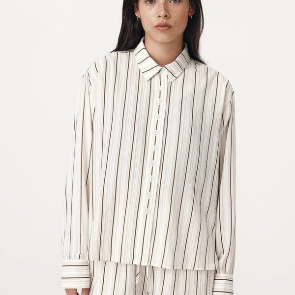 Rowie Nola Shirt Cactus Stripe