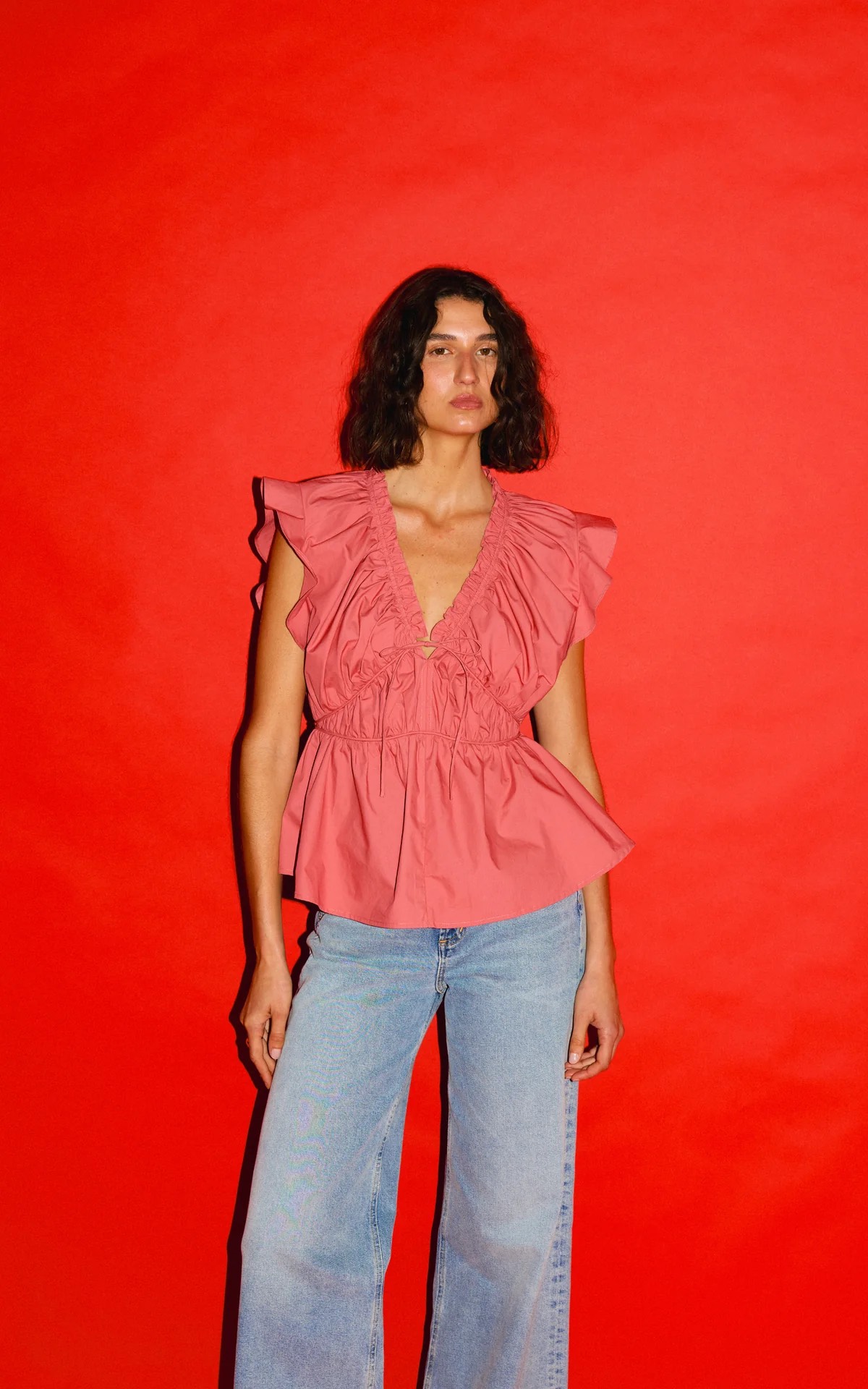 Kinney the Label Rose Bobbie Top