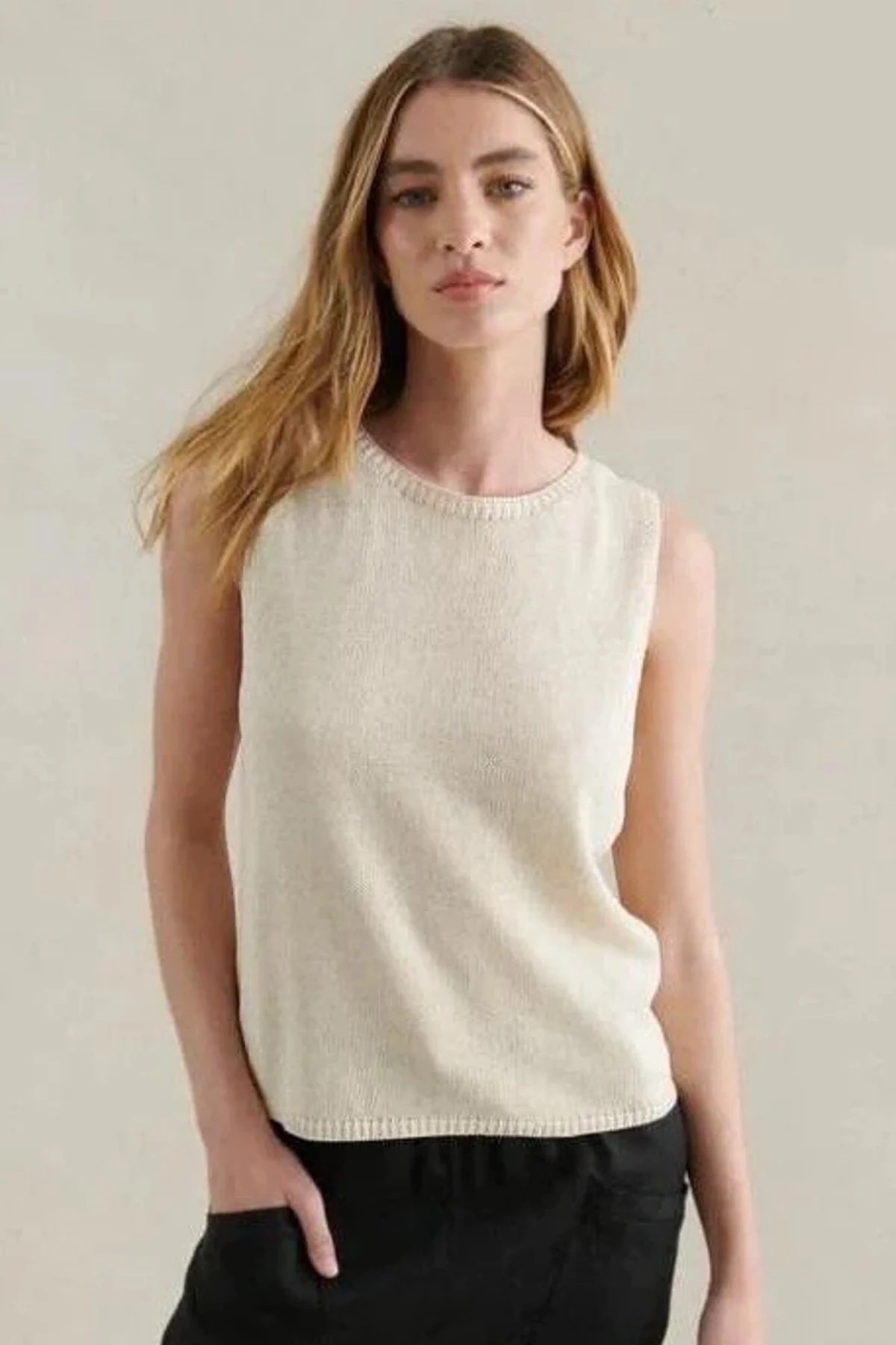 Little Lies Spring Tank - Natural - Image 3