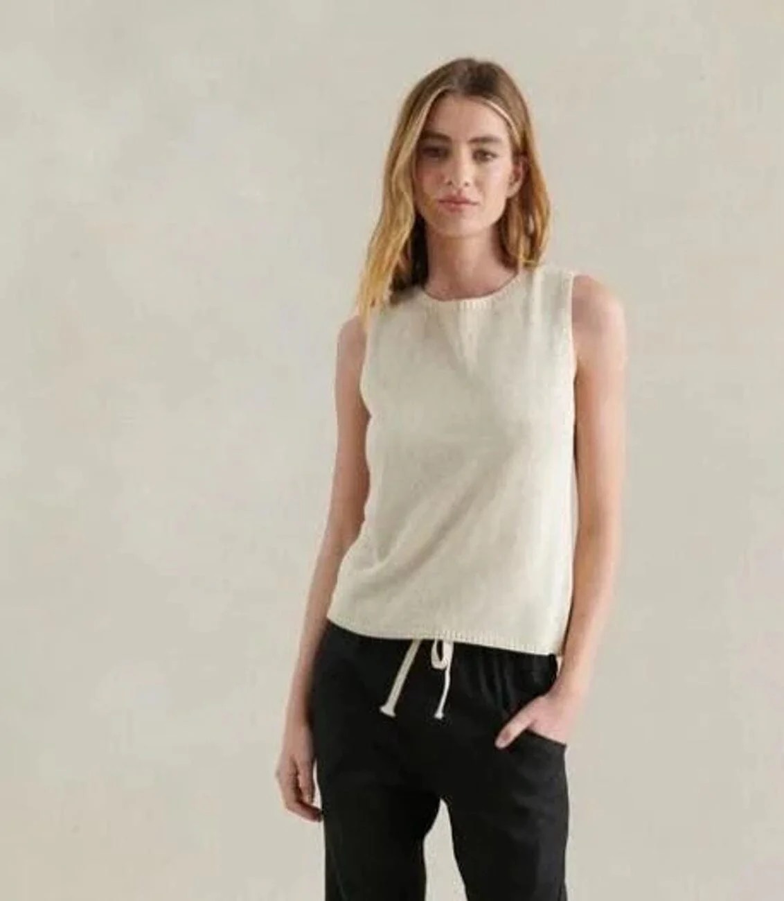 Little Lies Spring Tank - Natural - Image 2