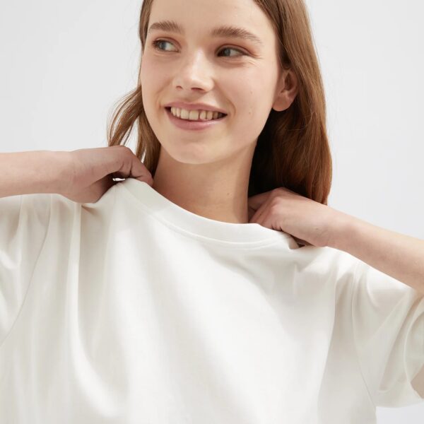 HOLIDAYSHOP relaxed tee white