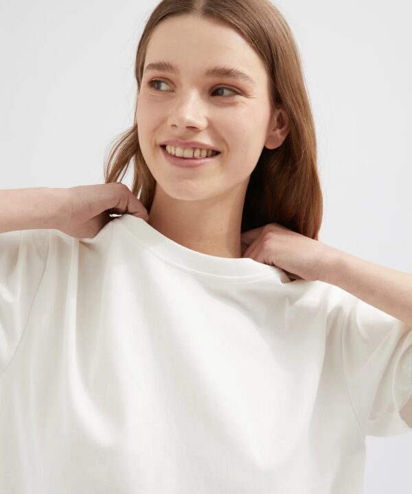 HOLIDAYSHOP relaxed tee white