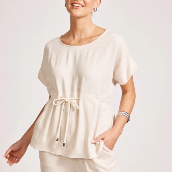 Eb & Ive Alesia Rope Tie Top