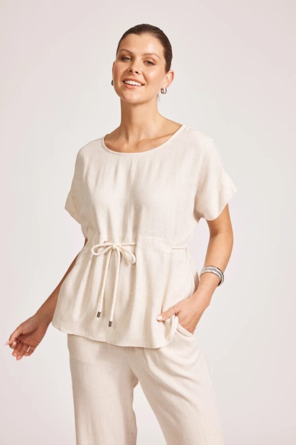 Eb & Ive Alesia Rope Tie Top