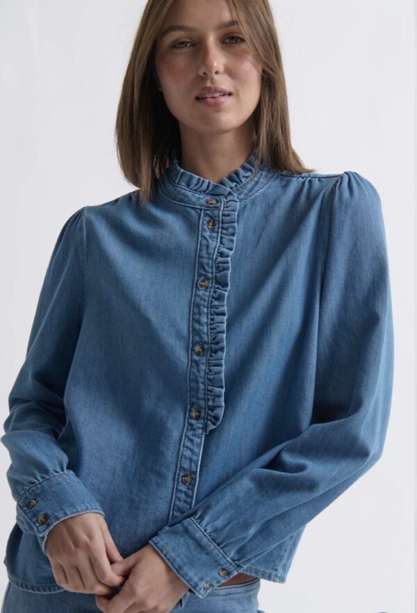 Kireina Yolanda Shirt - Hermosa Blue