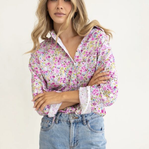 HUT Afternoon Tea Boyfriend Shirt