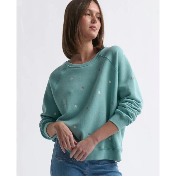 Kireina Daisy Embroidered Sweat