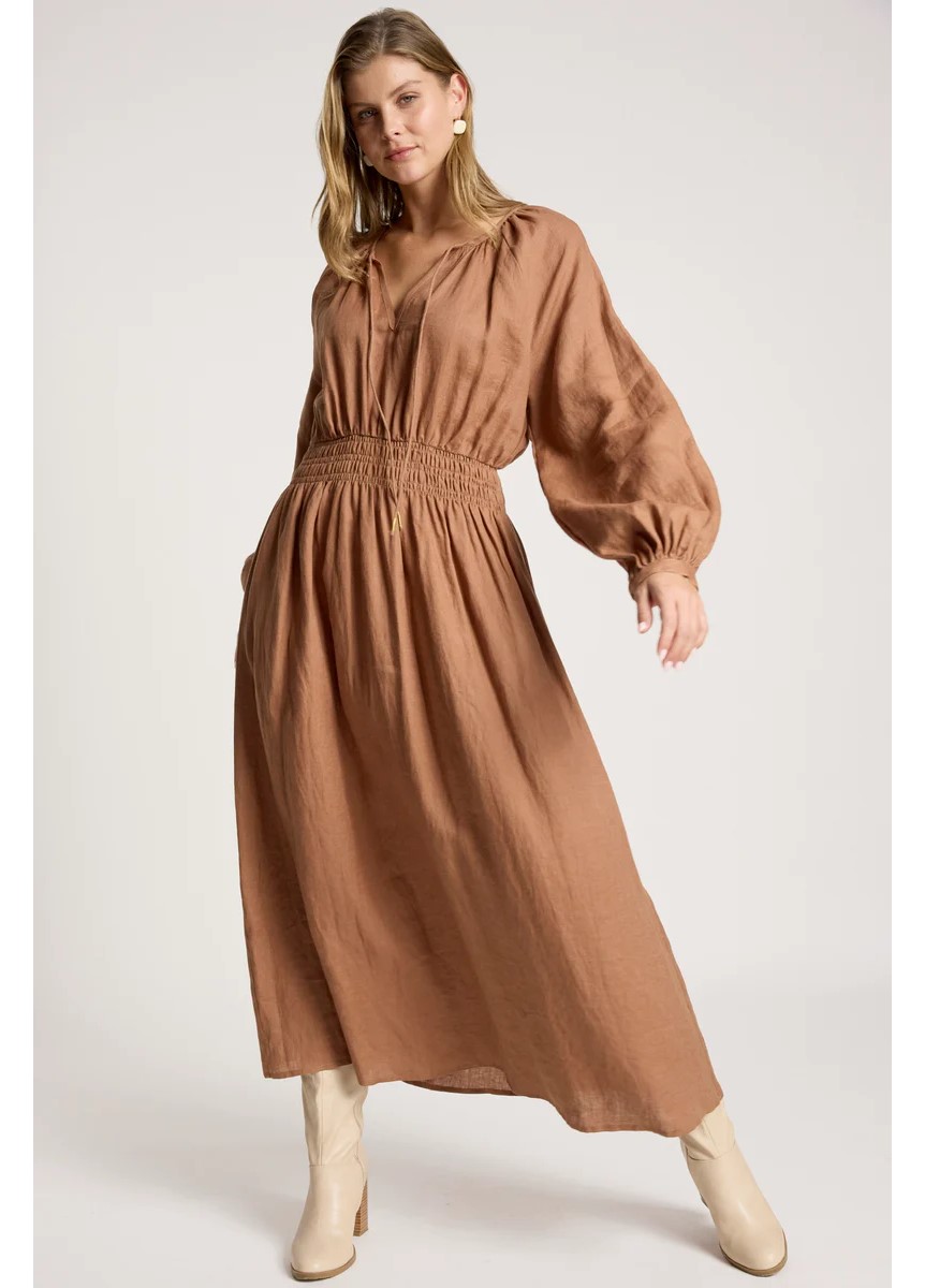 Eb & Ive Bajau Maxi Dress - Clay
