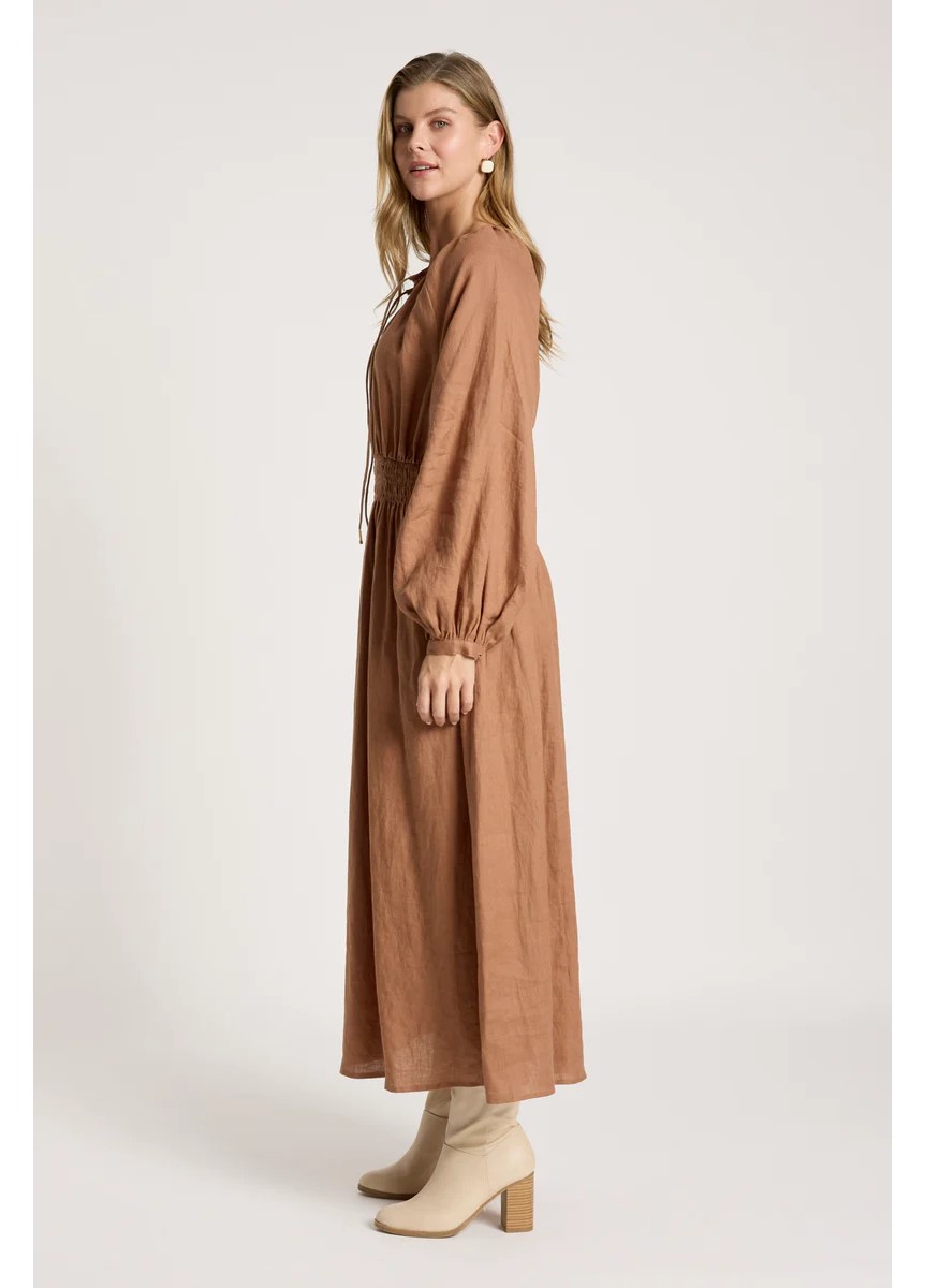 Eb & Ive Bajau Maxi Dress - Clay - Image 3