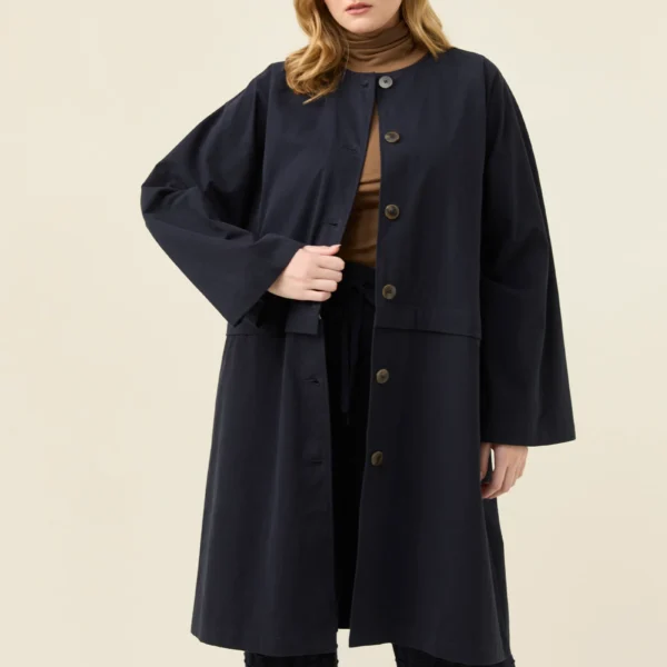 Isle of Mine Farida Navy Convertable Coat