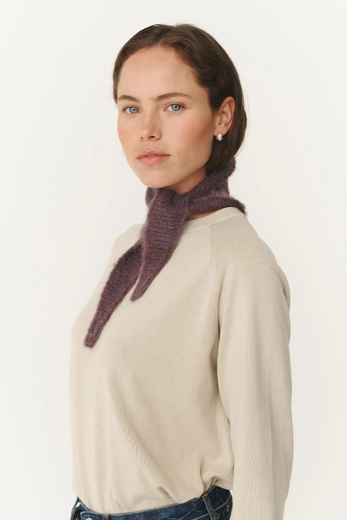 Rowie Noa Knit Neckerchief Scarf