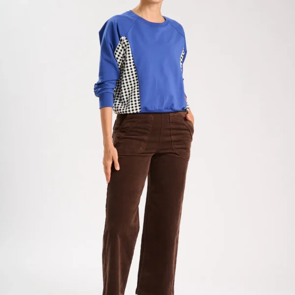Olga de Polga Peggy Sue Choc Velvet Cord Pants