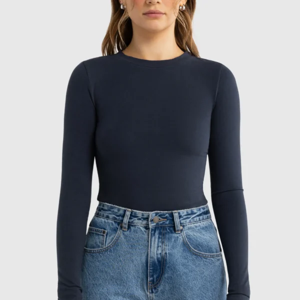 ORTC Evie Long Sleeve Fitted Top