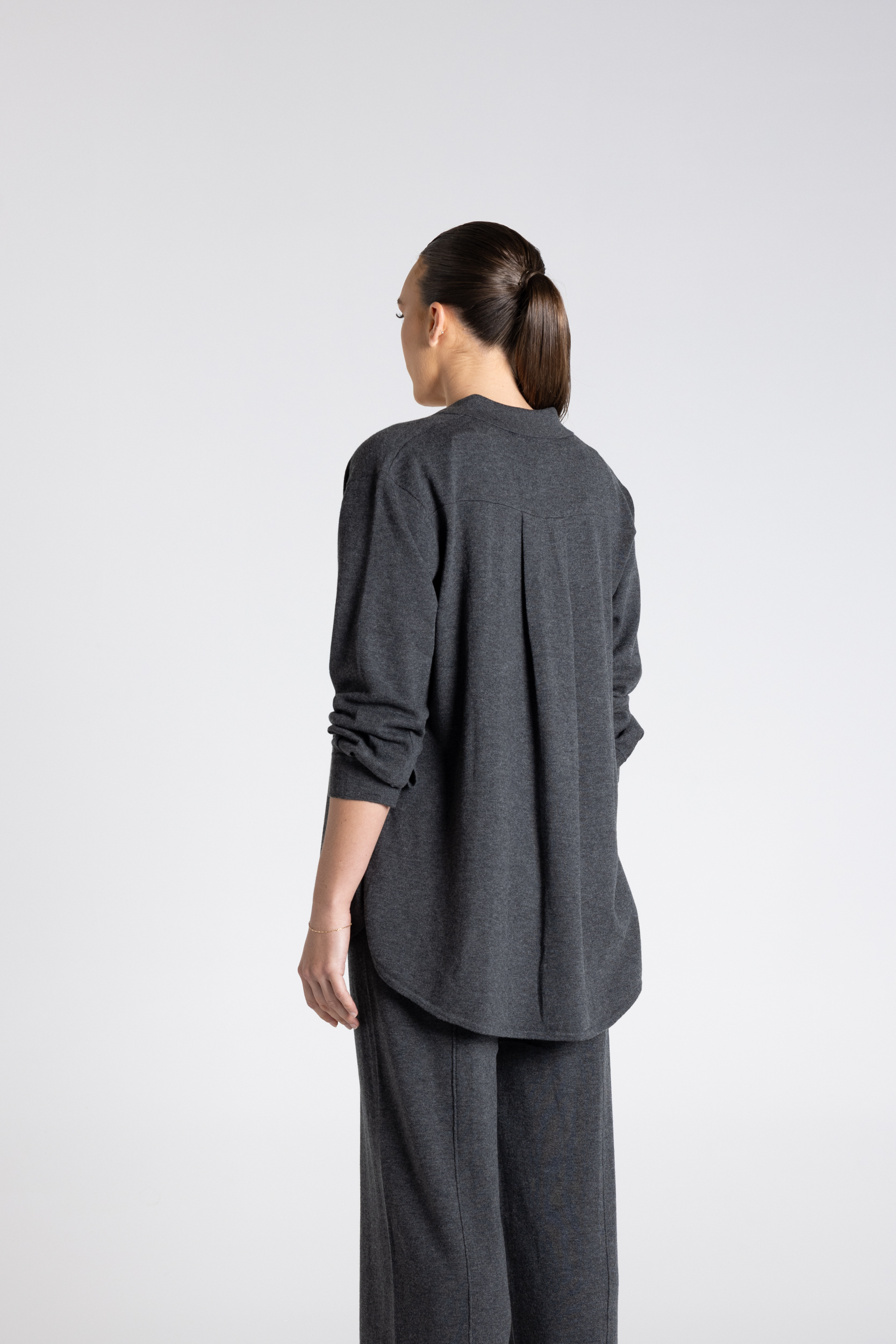 Two T's V Neck Merino Knit Shirt - Image 3