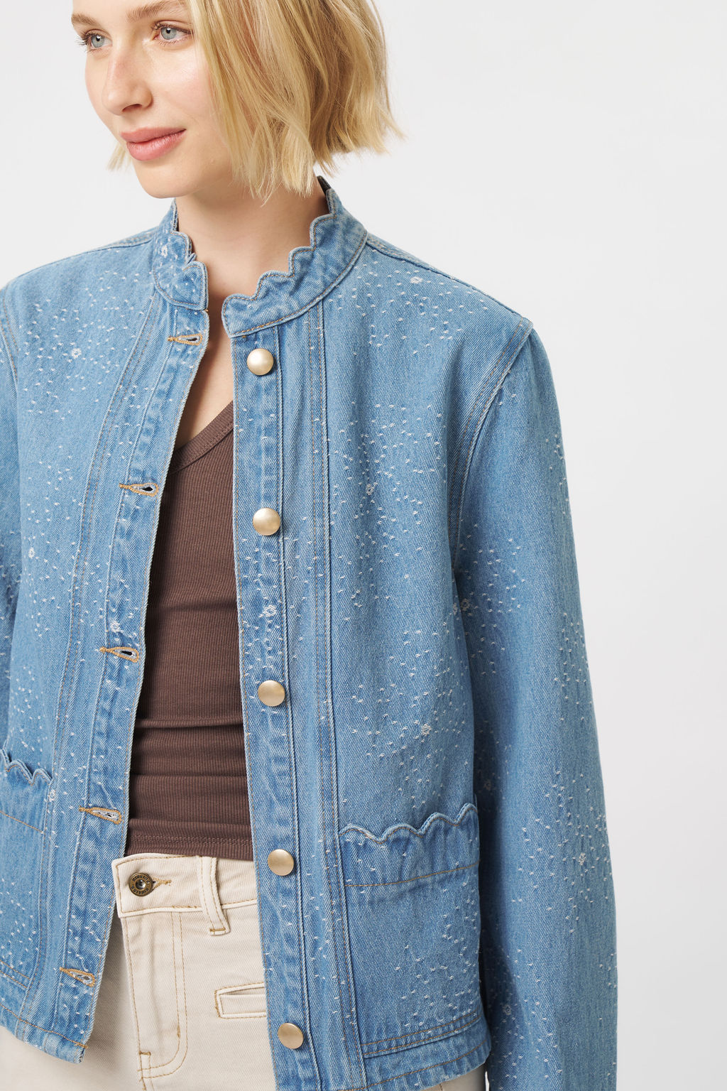 Kireina Bonnie Floral Blue Jacket - Image 2
