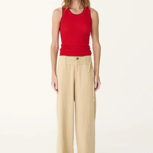 Rowie Carlotta Linen Curve Pants