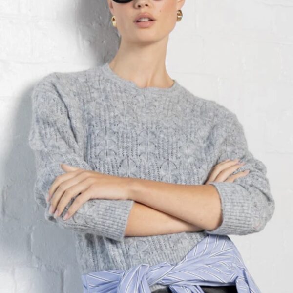 Ivy + Jack Grey Marle Jumper