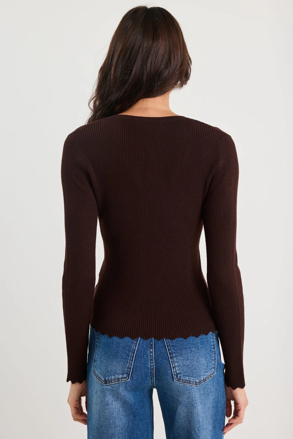 Ivy & Jack Ditto Chocolate Button Up - Image 2