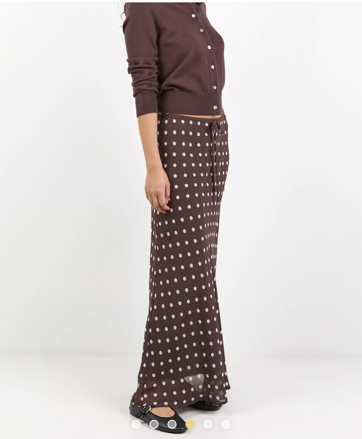 Rally Polka Dot Maxi Skirt - Image 3