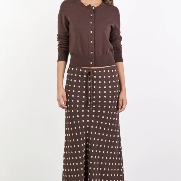 Rally Polka Dot Maxi Skirt