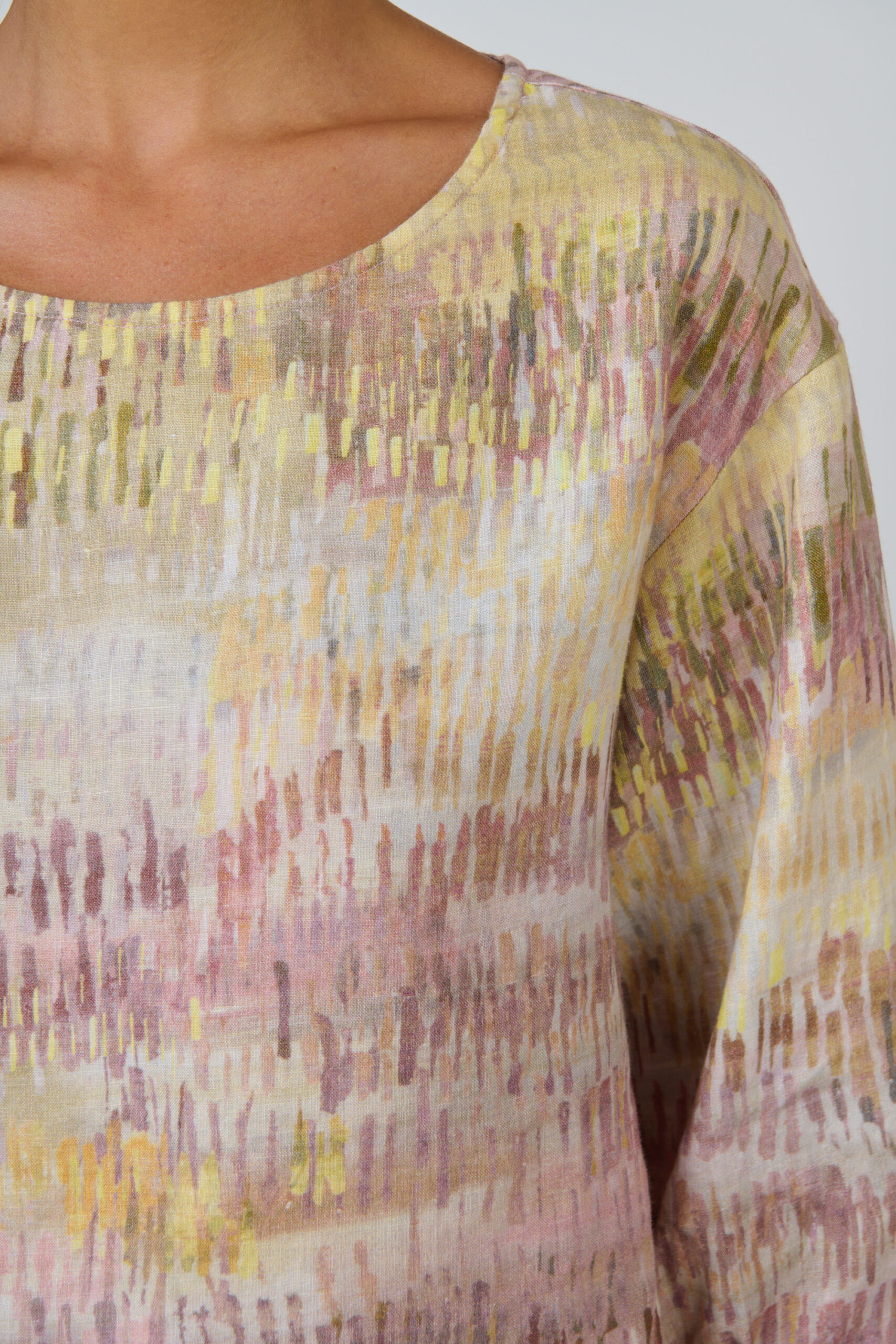 Naturals by O & J Jardin Linen Top - Image 2
