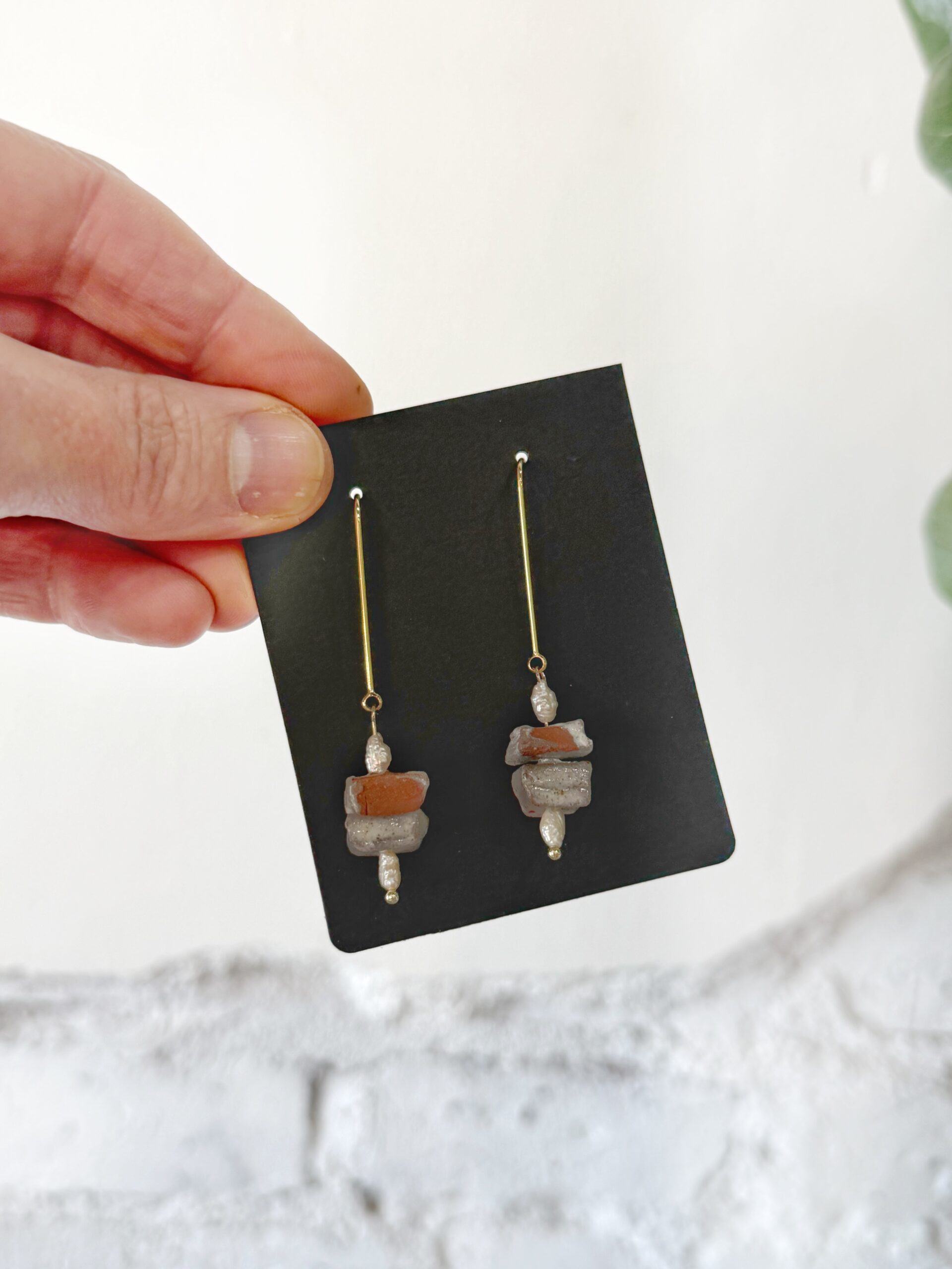 Taila Danae Ceramic & Pearl Drops