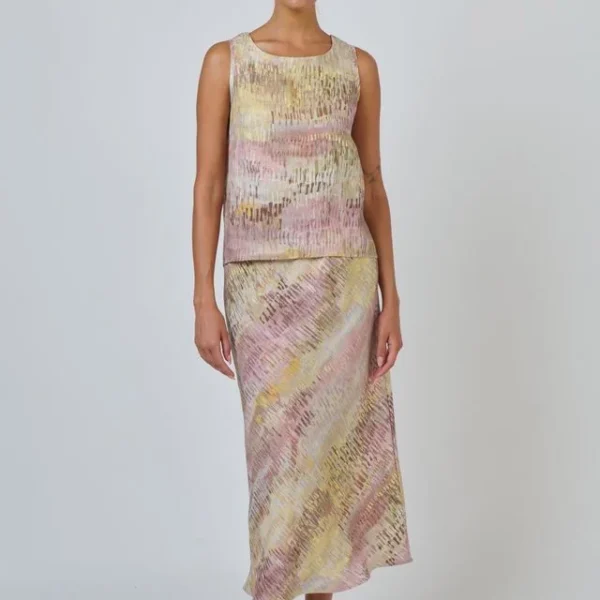 Naturals by O & J Jardin Linen Skirt