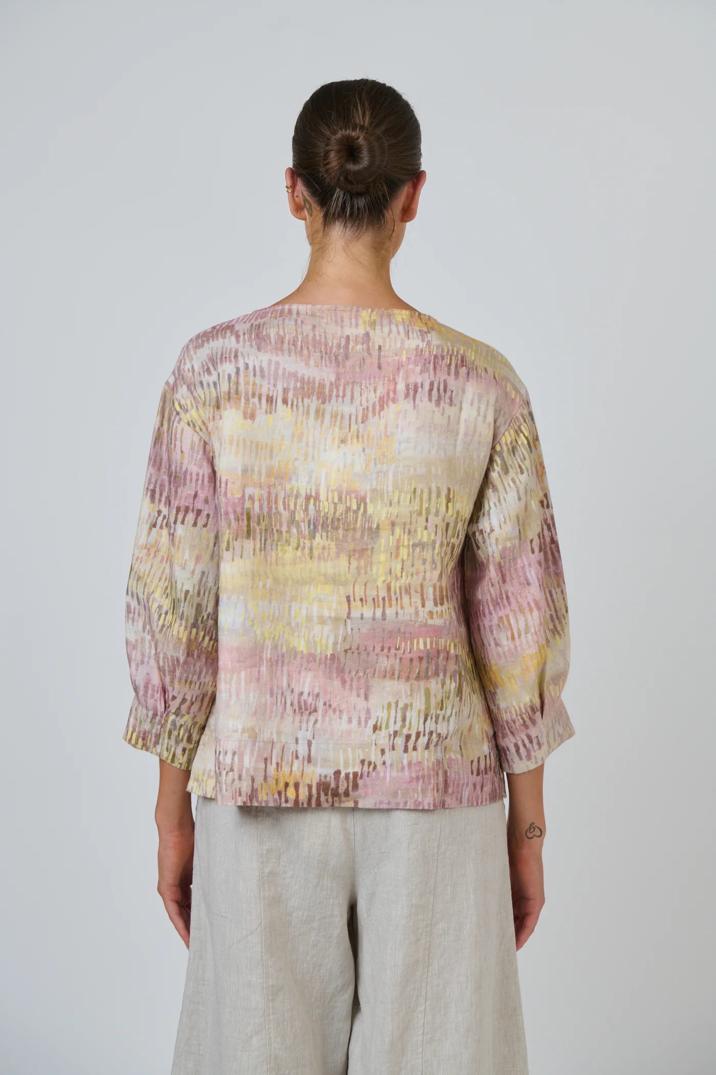 Naturals by O & J Jardin Linen Top - Image 3