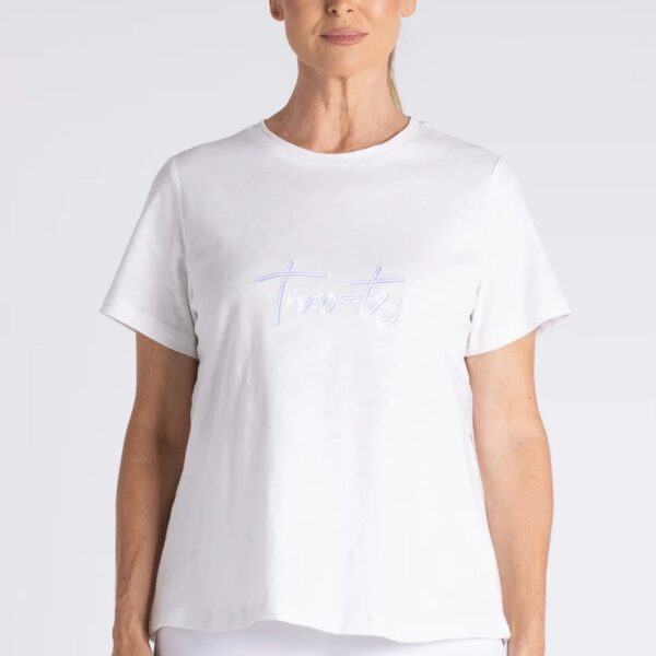 Two T's White Crew T'Shirt