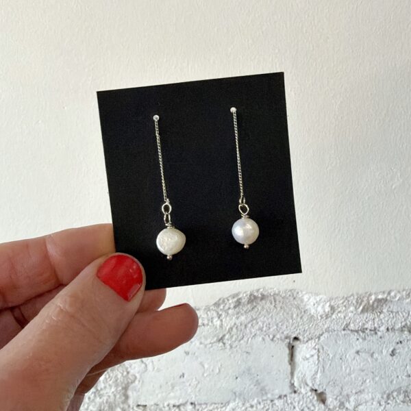 Taila Danae Chain Pearl Drops