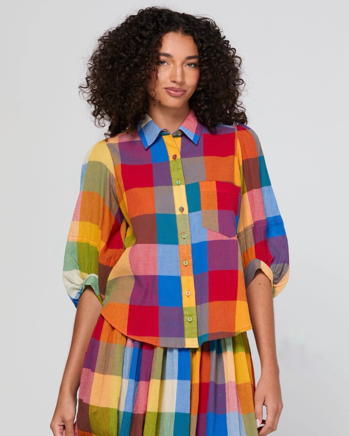 Boom Shankar Kingston Check Pari Shirt - Image 4