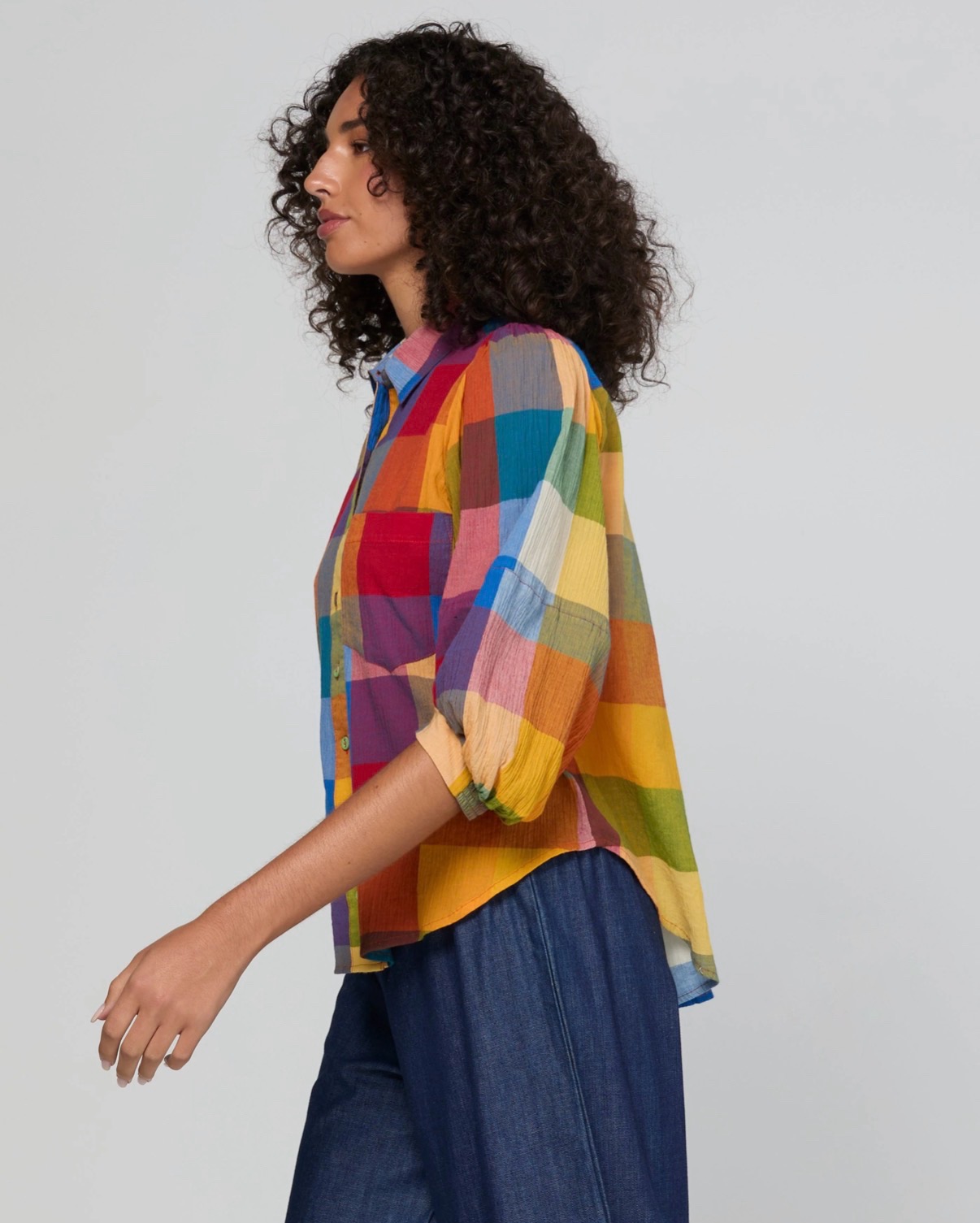 Boom Shankar Kingston Check Pari Shirt - Image 2