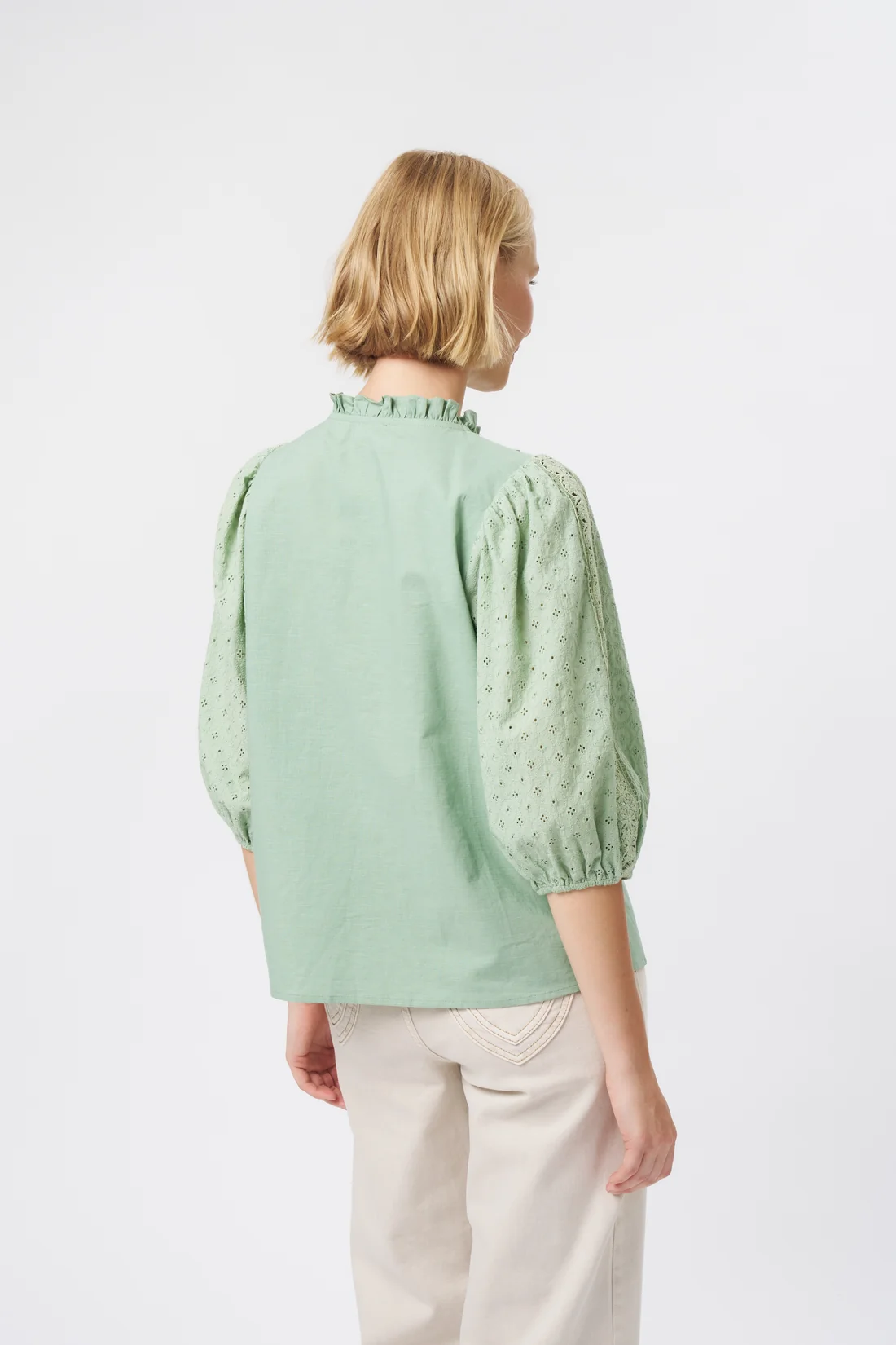 Kireina Isabella shirt grape green - Image 4